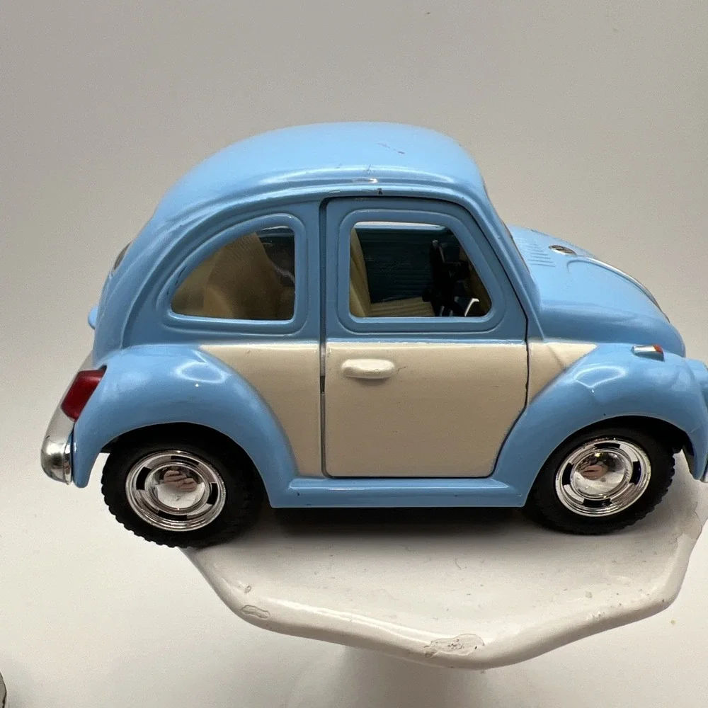 Lot Of 2 Volkswagen Beetle Diecast Model Toy Cars -4